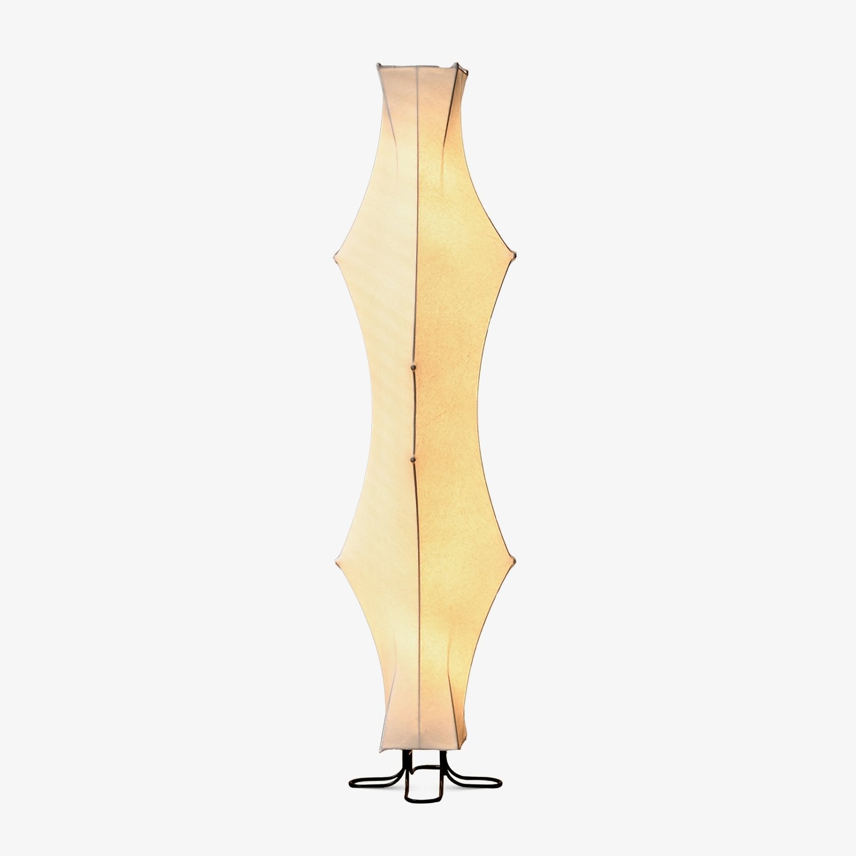Twist Silk Floor Lamp ∅ 15.7″ x H 63.9″ / White / US Plug Floor lamp