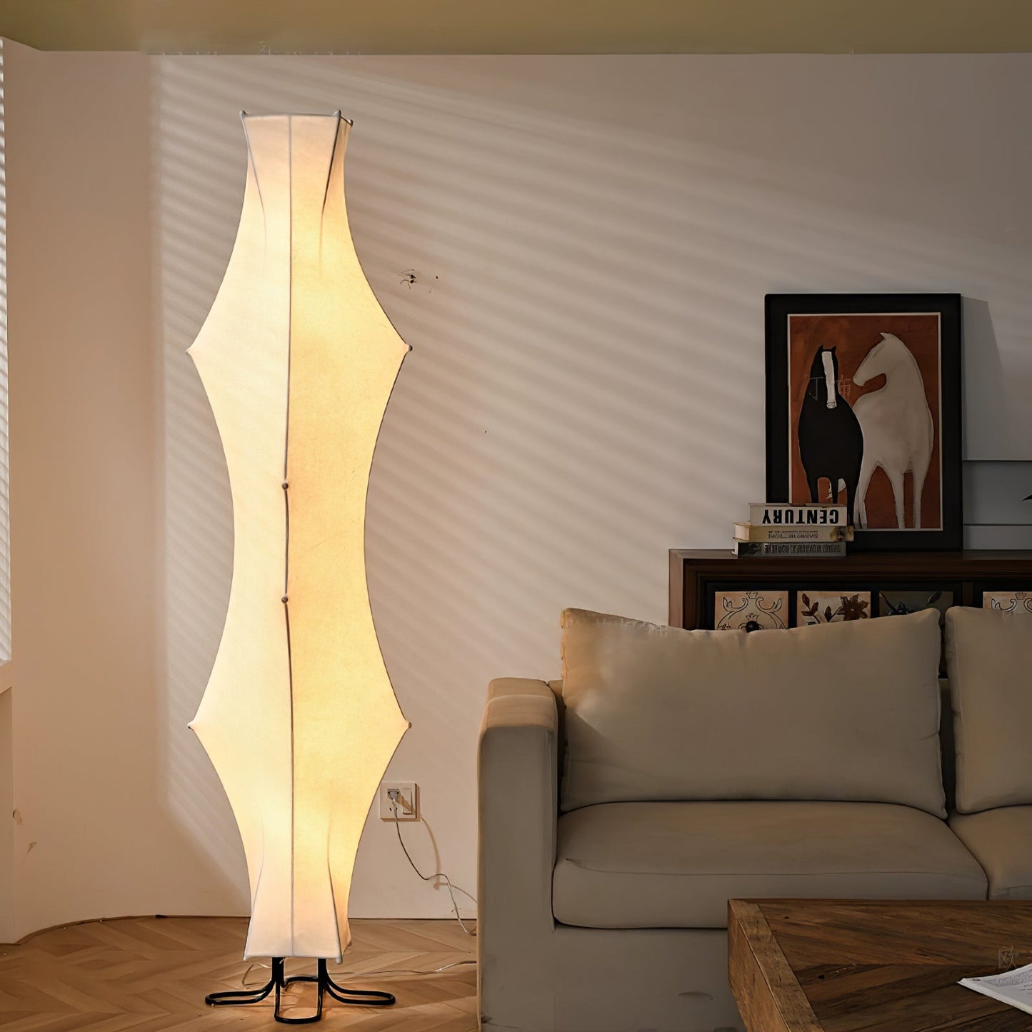 Twist Silk Floor Lamp Floor lamp