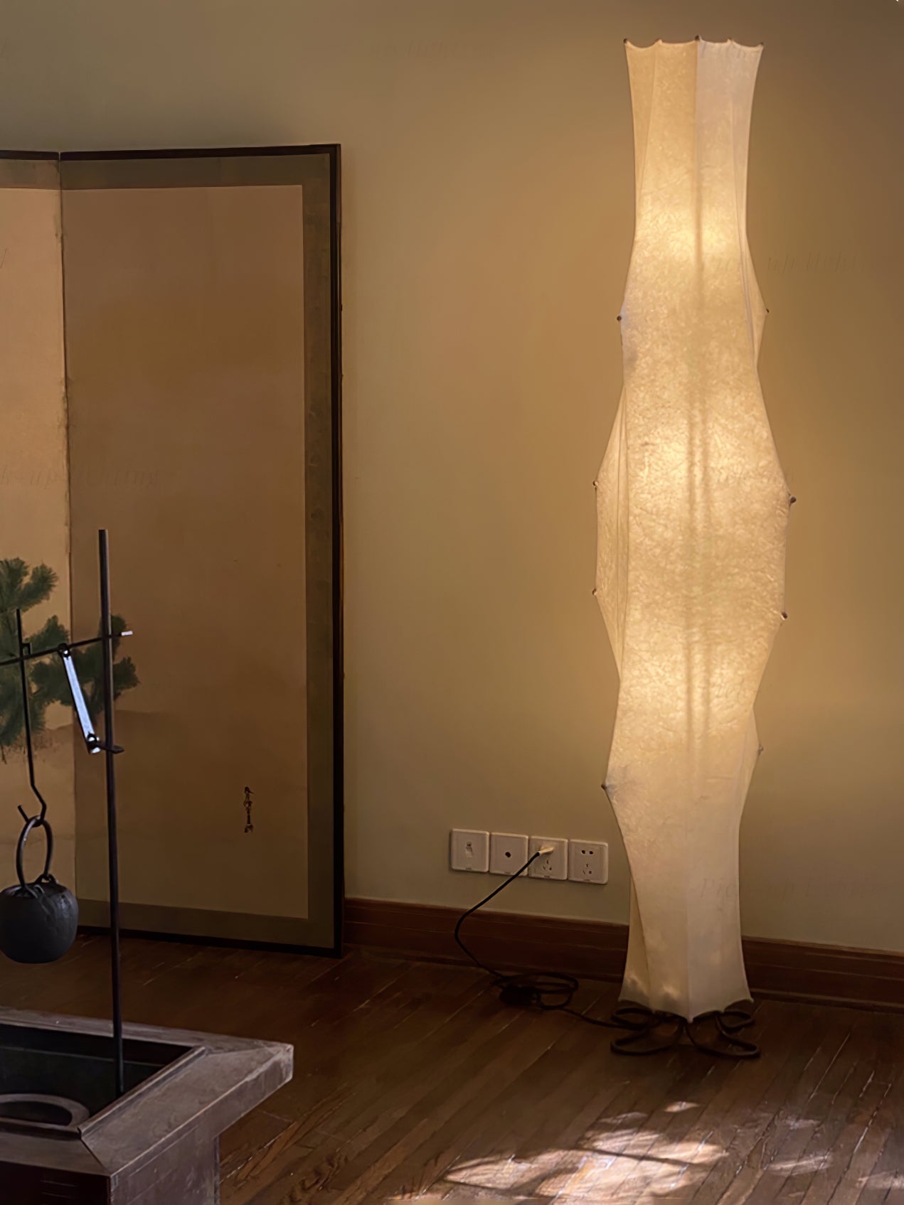 Twist Silk Floor Lamp Floor lamp