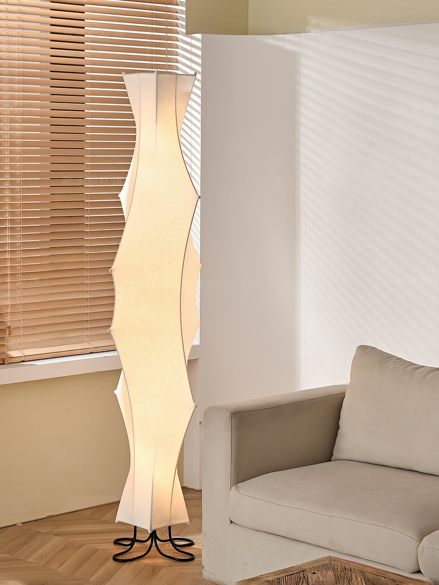 Twist Silk Floor Lamp Floor lamp