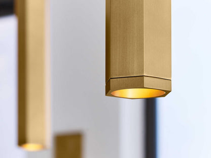 Visual Comfort Modern Blok 9-Light Linear Chandelier