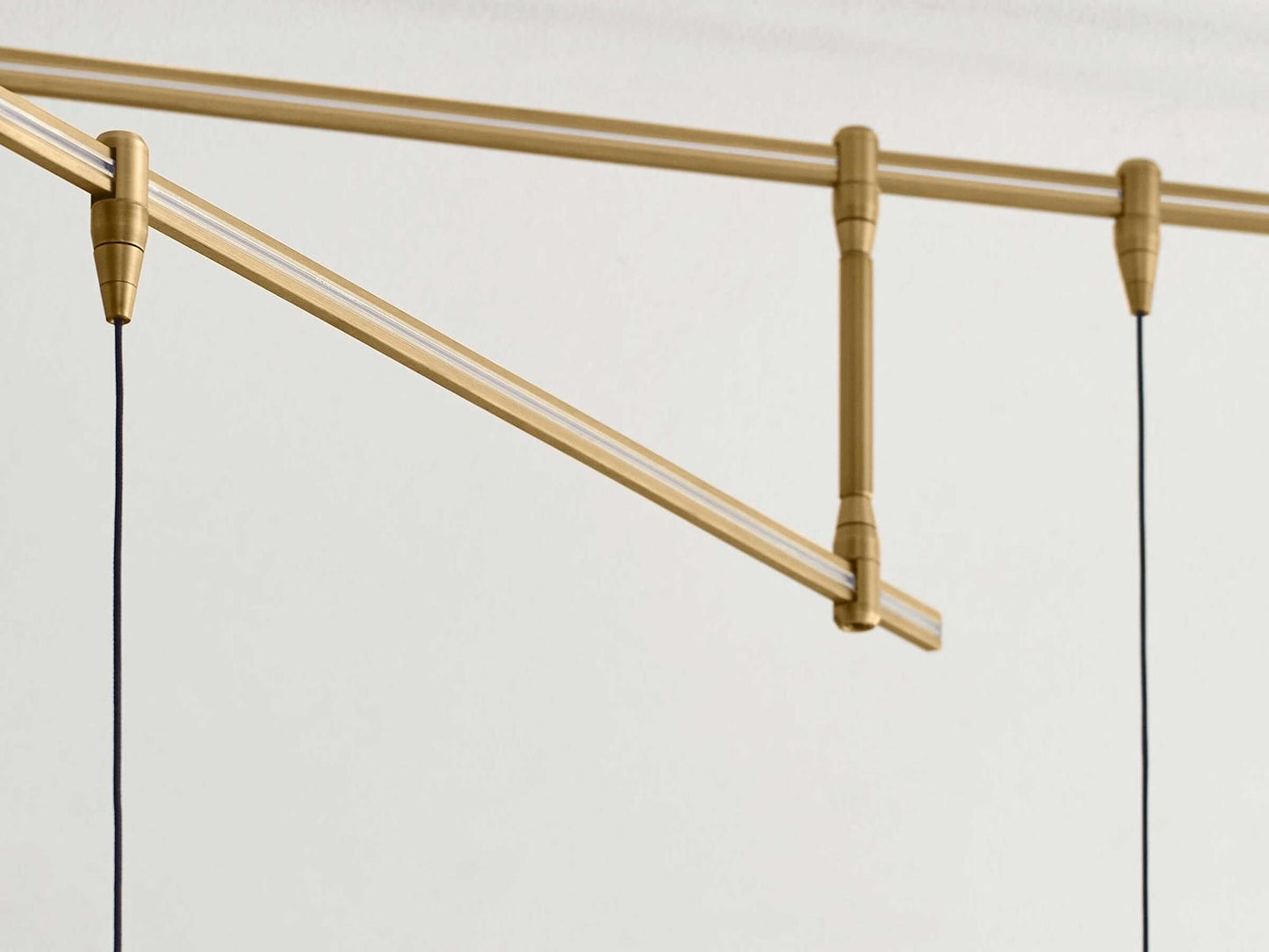 Visual Comfort Modern Blok 9-Light Linear Chandelier