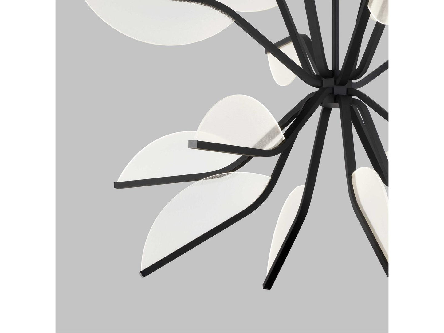 Visual Comfort Modern Belterra 38 Globe Integrated LED Chandelier in Natural Brass