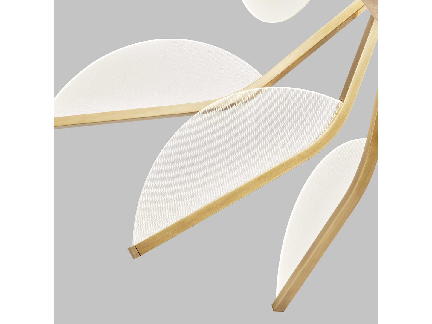 Visual Comfort Modern Belterra 38-Inch Globe Chandelier in Natural Brass