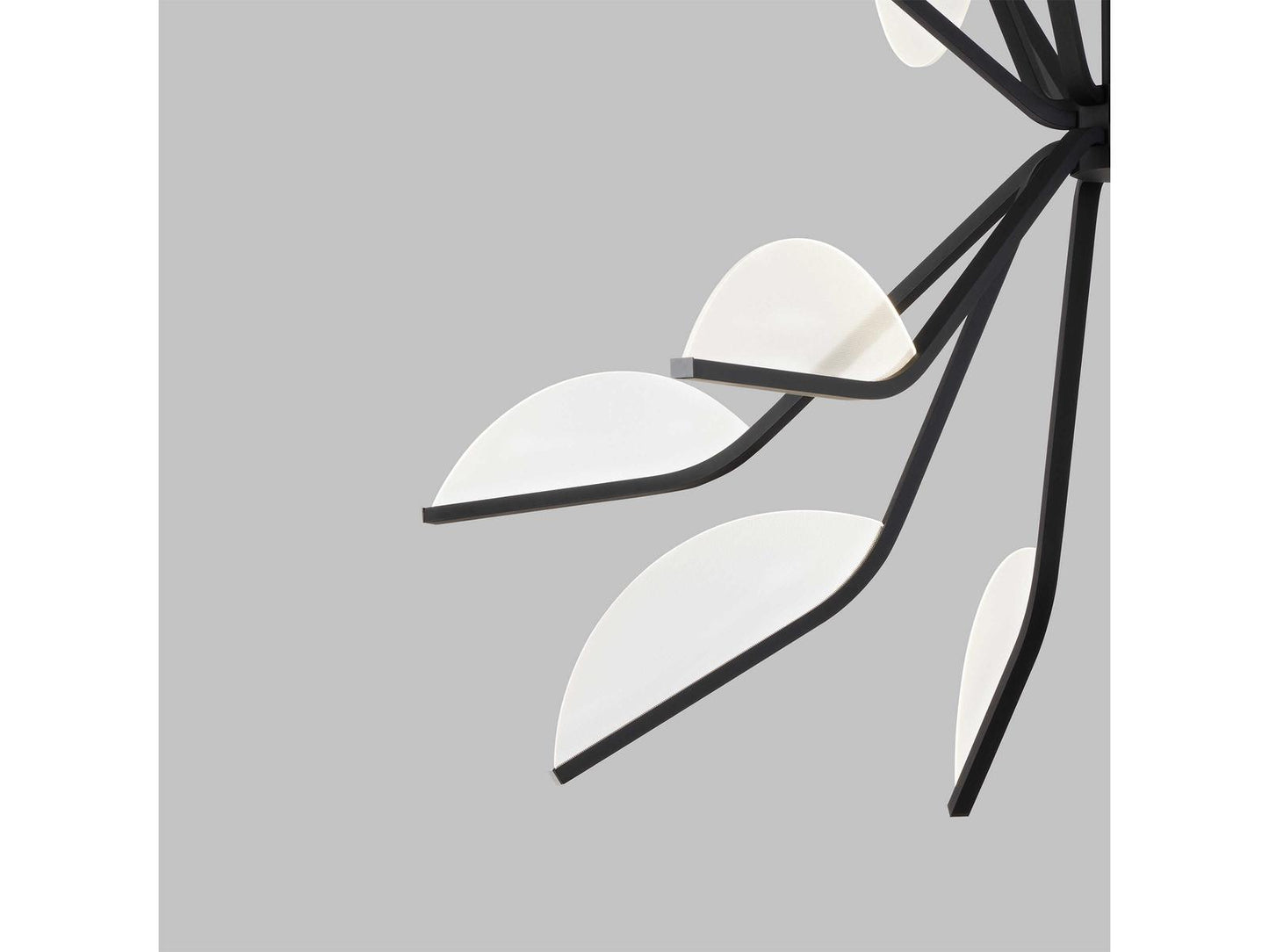 Visual Comfort Modern Belterra 16-Light LED Chandelier in Matte Black