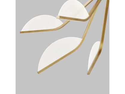 Visual Comfort Modern Belterra 43-Inch LED Chandelier in Natural Brass