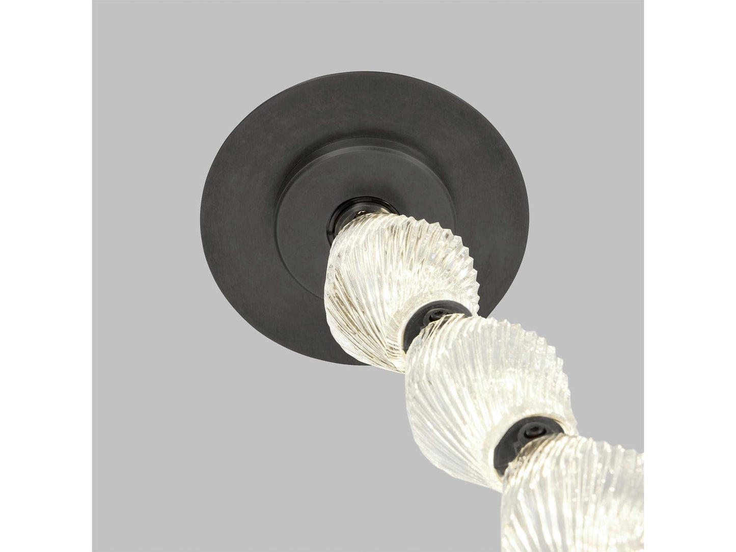Visual Comfort Modern Collier 240 LED Crystal Chandelier by Sean Lavin
