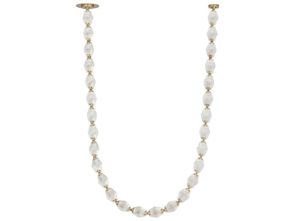 Visual Comfort Modern Collier Integrated LED Chandelier Natural Brass