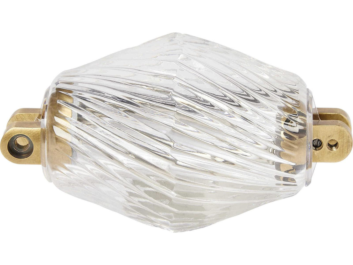 Visual Comfort Modern Collier Integrated LED Chandelier Natural Brass