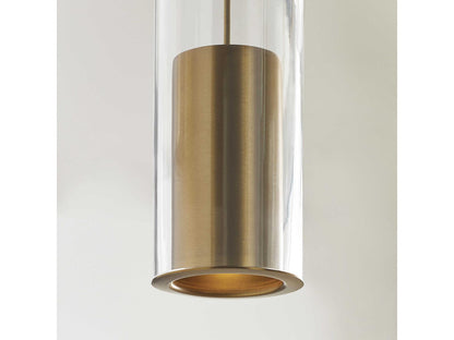 Visual Comfort Modern 9-Light Captra Chandelier Linear LED Design