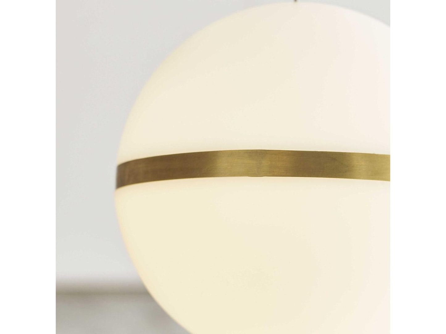 Visual Comfort Modern Hanea 9-Light LED Linear Chandelier in Natural Brass