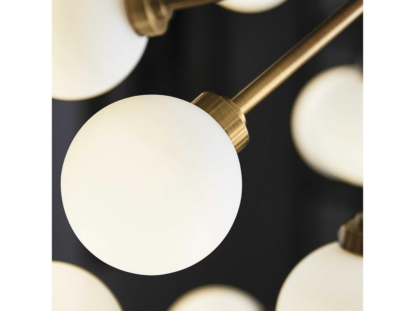 Visual Comfort Modern 45-Light Mara Grande LED Chandelier in Aged Brass