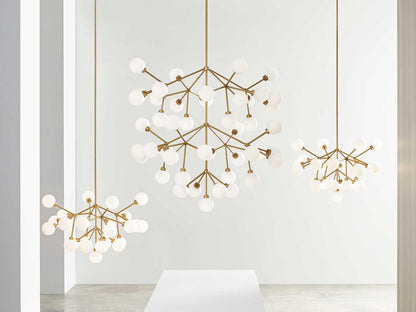 Visual Comfort Modern 45-Light Mara Grande LED Chandelier in Aged Brass