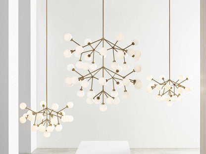Visual Comfort Modern 45-Light Mara Grande LED Chandelier in Aged Brass
