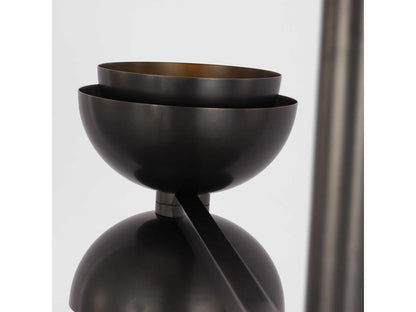 Visual Comfort Modern 4-Light Shanti LED Chandelier in Dark Bronze