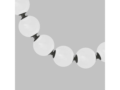 Visual Comfort Modern Perle 1-Light LED Linear Chandelier in Dark Bronze