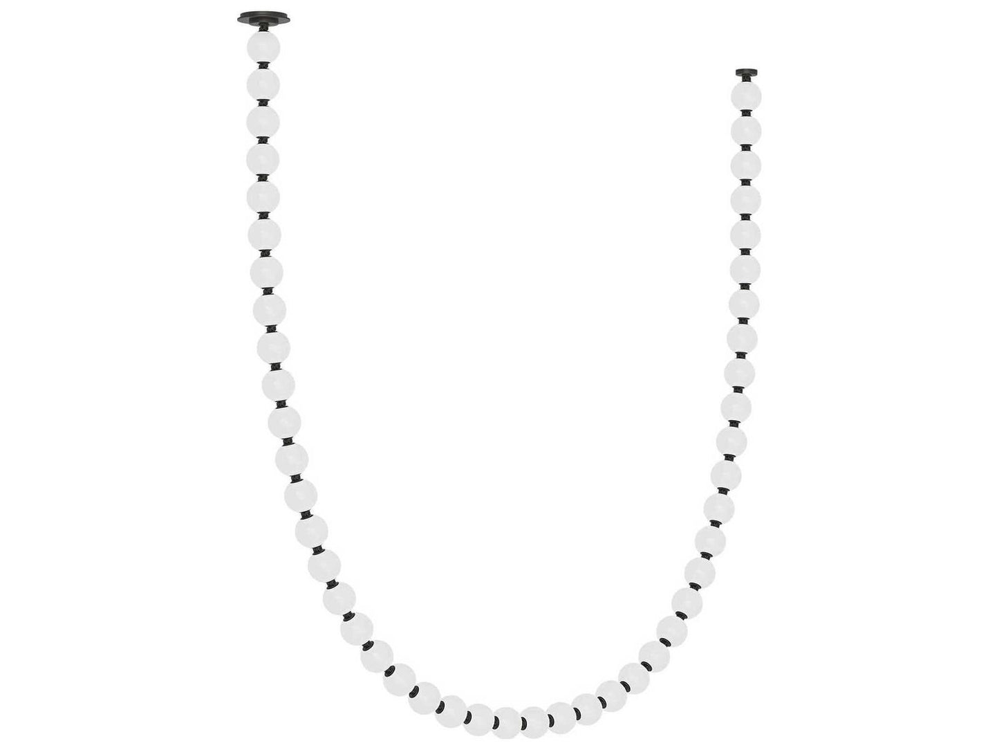 Visual Comfort Modern Perle Integrated LED Linear Chandelier by Sean Lavin