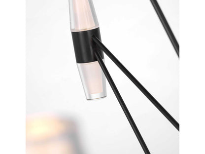 Visual Comfort Modern Lassell LED Chandelier in Dark Bronze
