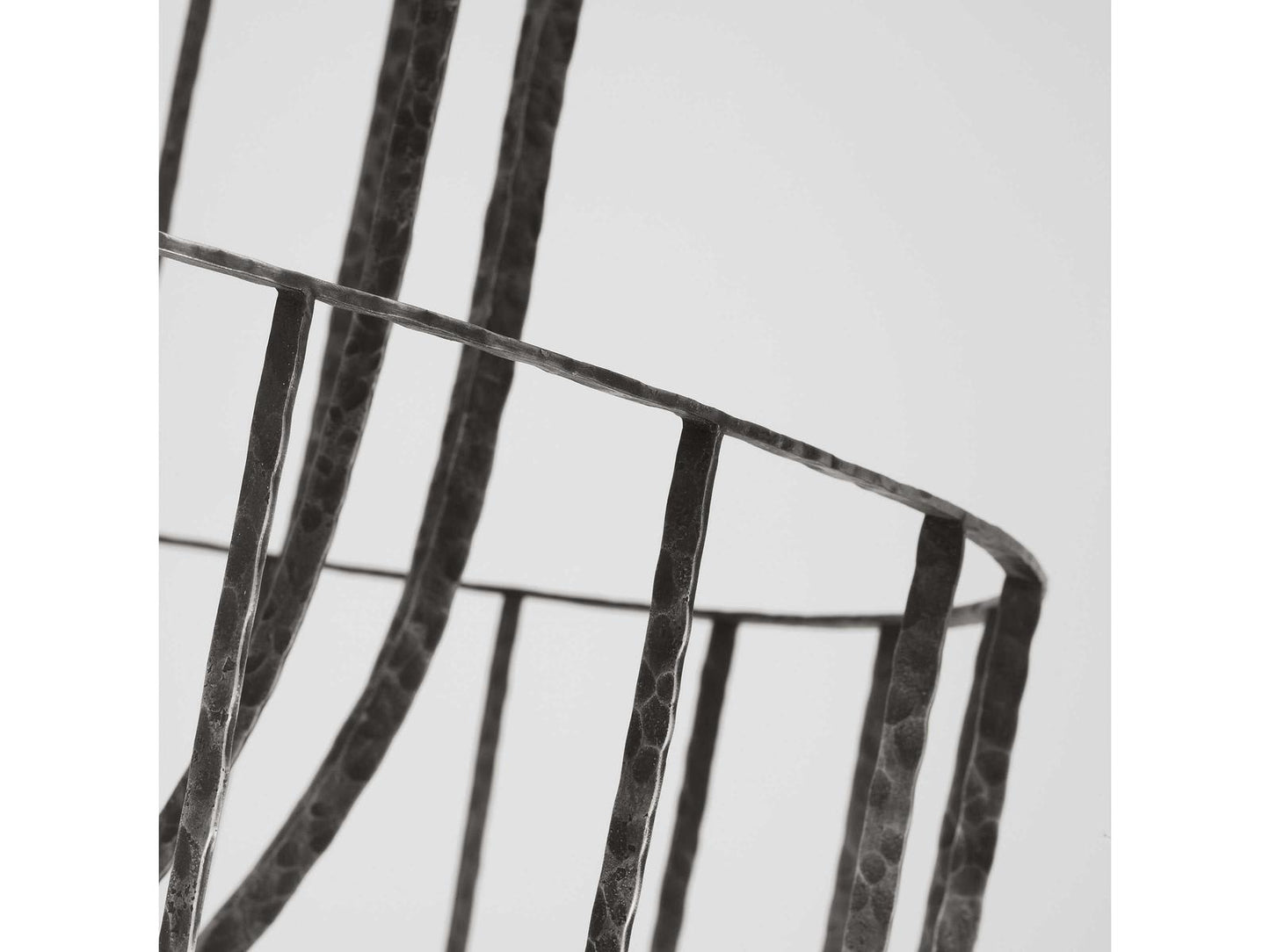 Visual Comfort Modern 4-Light Sanchi Three-Tier Chandelier in Aged Iron