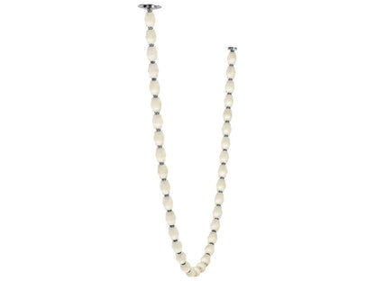 Visual Comfort Modern Collier Alabaster Integrated LED Linear Chandelier by Sean Lavin