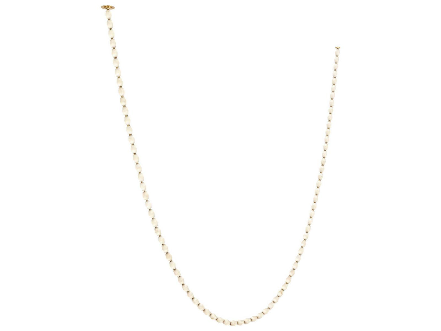 Visual Comfort Modern Collier Alabaster Linear Chandelier by Sean Lavin