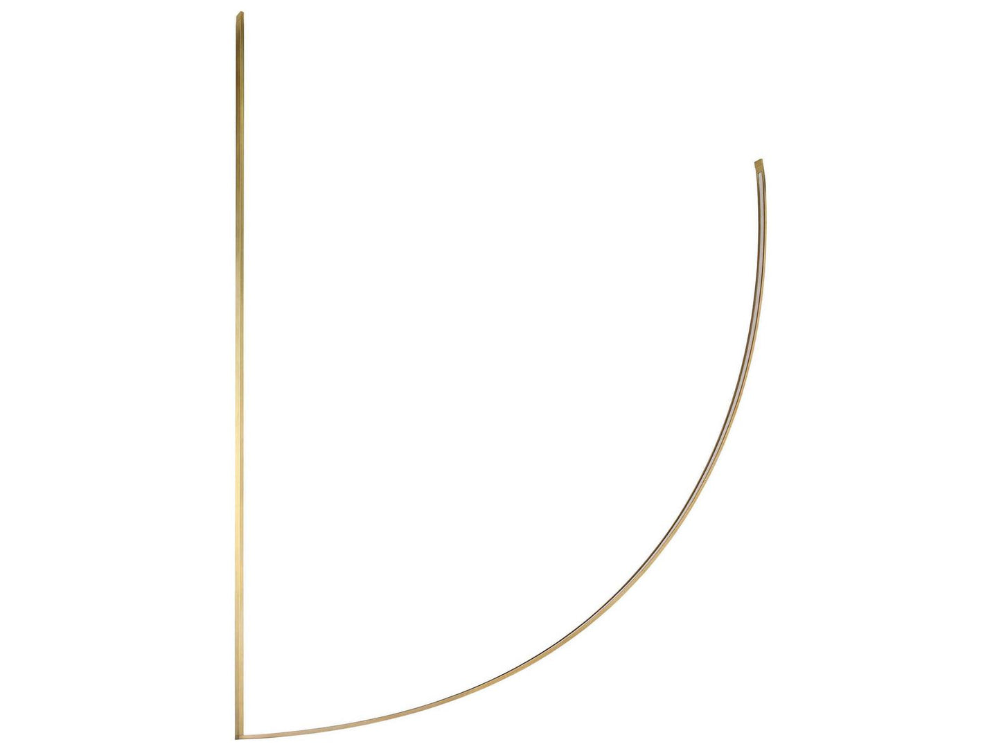 Visual Comfort Modern Sean Lavin Baku 1-Light Integrated LED Linear Chandelier in Hand Rubbed Antique Brass