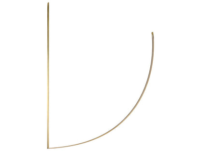 Visual Comfort Modern Sean Lavin Baku 1-Light Integrated LED Linear Chandelier in Hand Rubbed Antique Brass