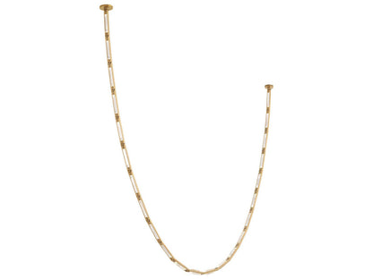 Visual Comfort Modern Catena 23-Light Hand Rubbed Antique Brass Linear Chandelier