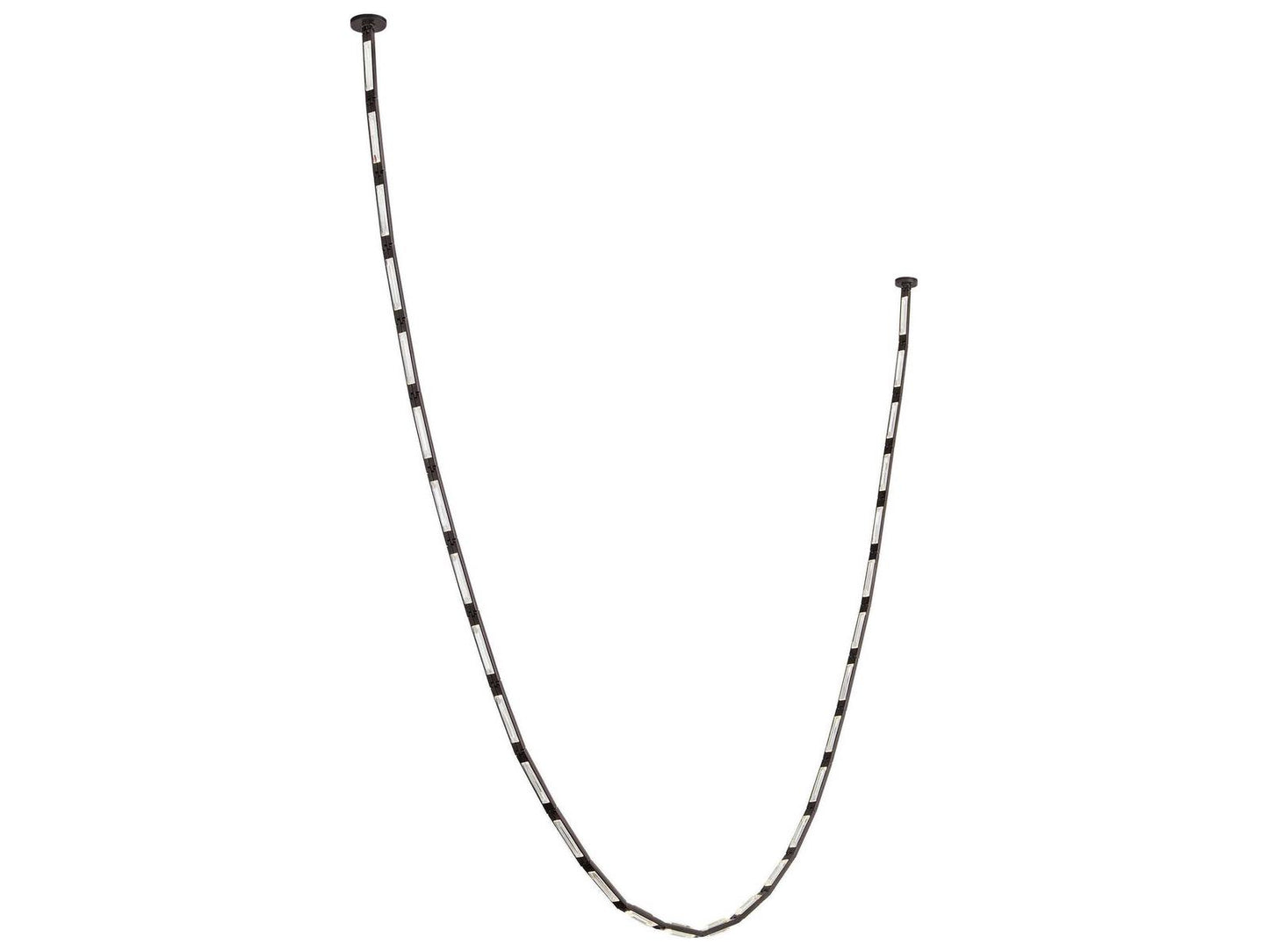 Visual Comfort Modern Catena 29-Light Linear Chandelier in Bronze