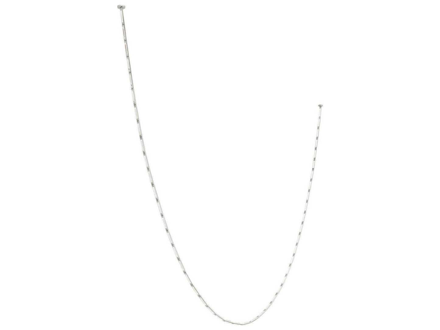 Visual Comfort Modern Catena 47-Light Linear Chandelier with Crystal Accents