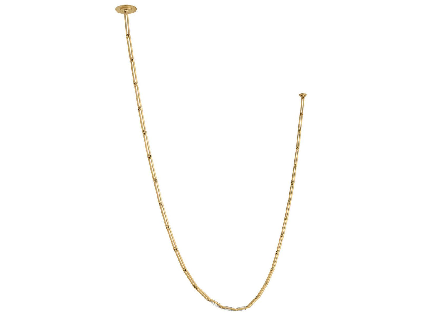 Visual Comfort Modern 3-Light Catena LED Link Chandelier