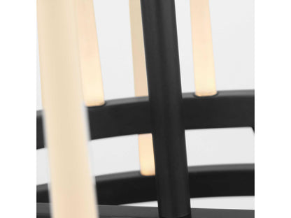 Visual Comfort Modern Sagrada 36-Inch 36-Light Two-Tier Chandelier in Bronze with Etched Crystal