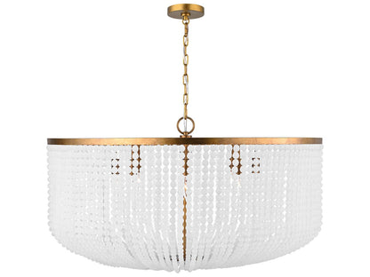 Visual Comfort Studio Bellecour 8-Light Chandelier in Vintage Gild