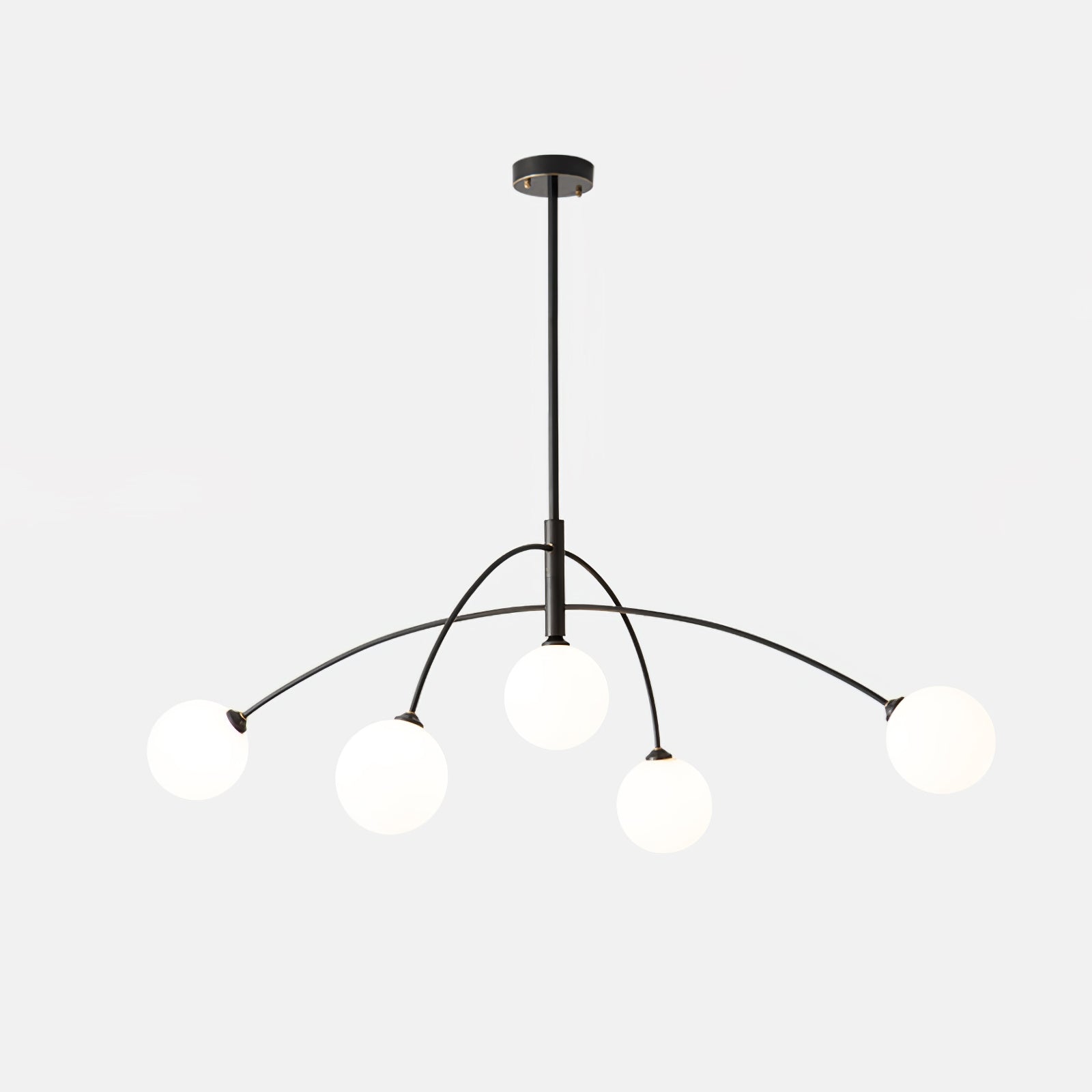 Valentina Arc Chandelier ∅ 41.3″ x H 11.8″ / Dia 105cm x H 30cm / Black Chandelier