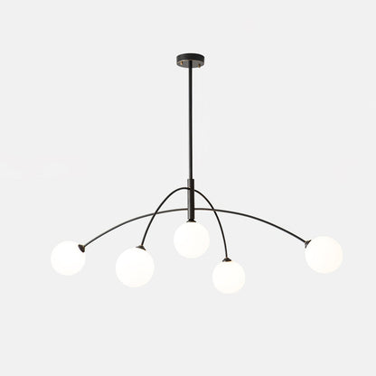 Valentina Arc Chandelier ∅ 41.3″ x H 11.8″ / Dia 105cm x H 30cm / Black Chandelier