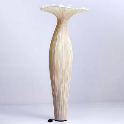 Vase Fabric Floor Lamp ∅ 19.7″ x H 43.3″ / Dia 50cm x H 110cm / Beige / US Plug Floor lamp