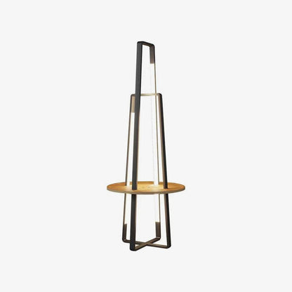 Vase Floor Lamp ∅ 23.6″ x H 63″ / Dia 60cm x H 160cm / Black & Wooden / US plug Floor lamp