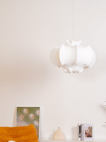 Veil Cocoon Pendant Lamp ∅ 26.8″ x H 19.3″ / Dia 68cm x H 49cm / White Pendant light