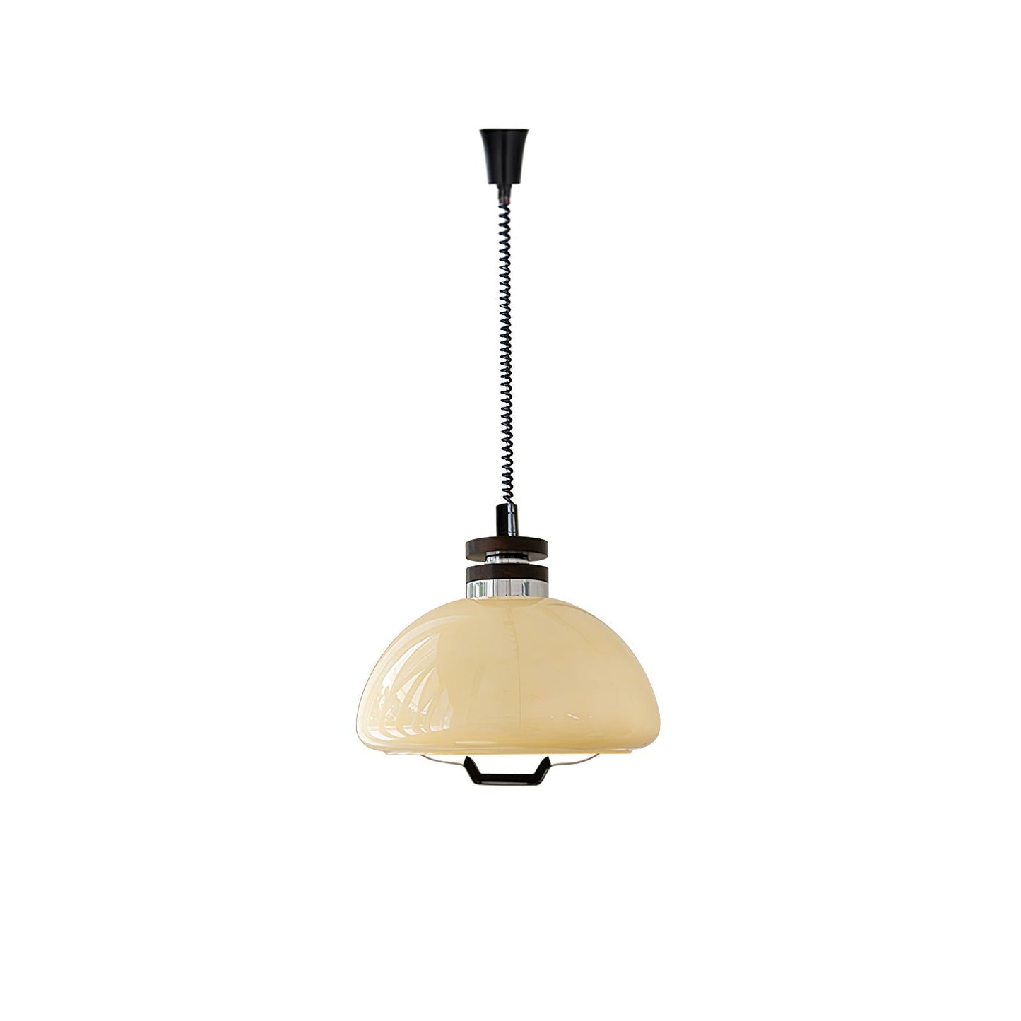 Vela Pudding Pendant Light ∅ 15.7″ x H 12.5″ / Beige Pendant light