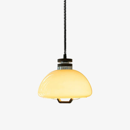 Vela Pudding Pendant Light ∅ 15.7″ x H 12.5″ / Beige Pendant light