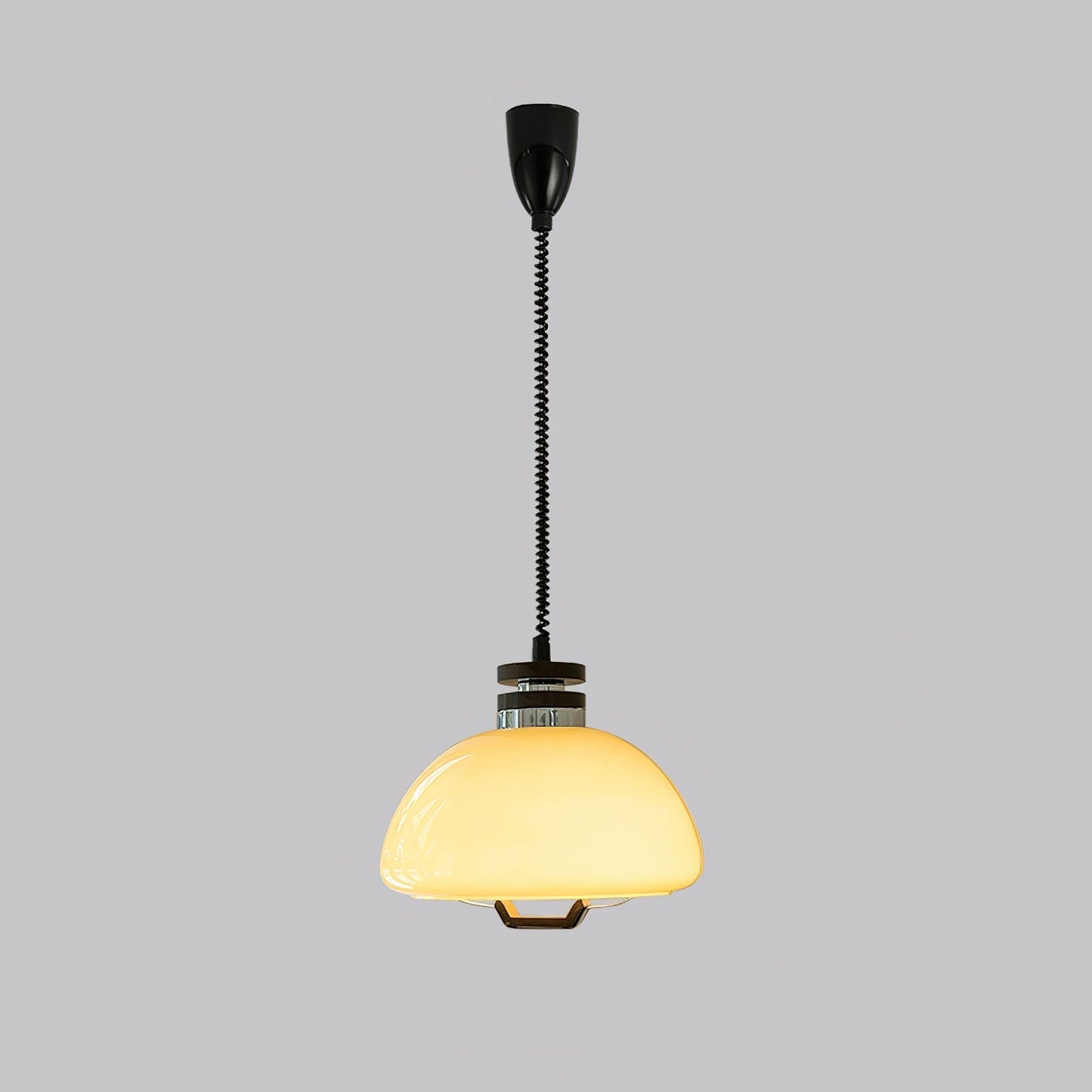 Vela Pudding Pendant Light ∅ 15.7″ x H 12.5″ / Beige Pendant light