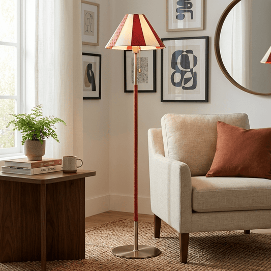 Verona Striped Floor Lamp