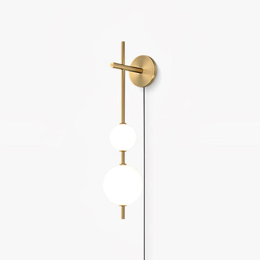 Vertical Globe Plug-in Wall Lamp 1001 Wall lamp