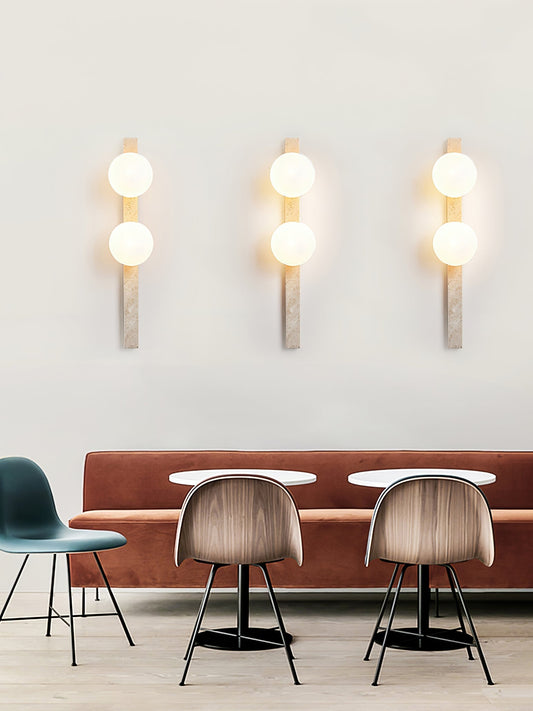 Vertical Travertine Wall Sconce 1001 Wall lamp