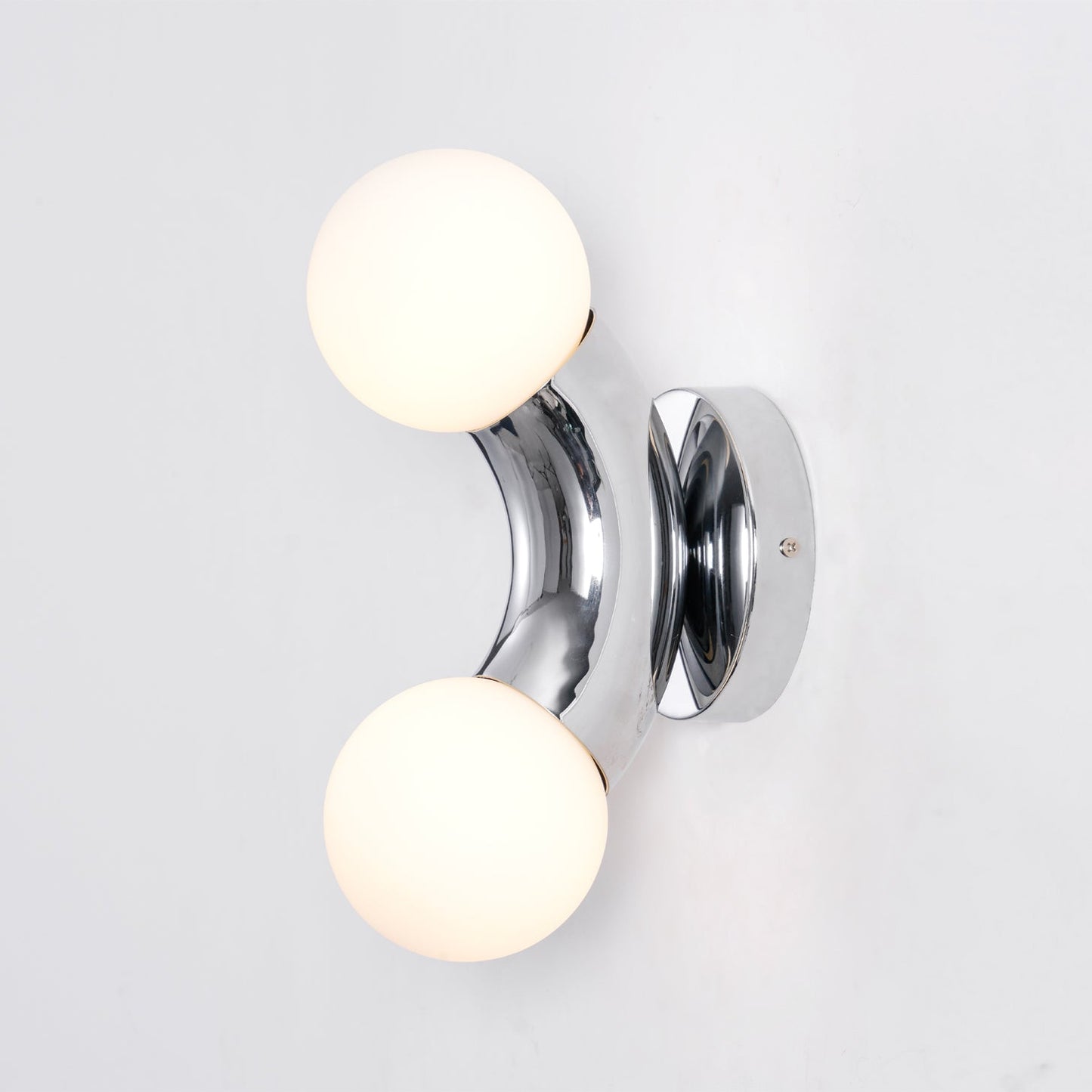 Vine Wall Lamp ∅ 3.9″ x H 11.8″ / Dia 20cm x H 30cm / Chrome Wall lamp