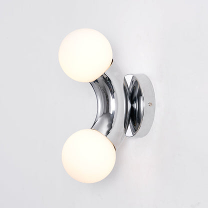 Vine Wall Lamp ∅ 3.9″ x H 11.8″ / Dia 20cm x H 30cm / Chrome Wall lamp
