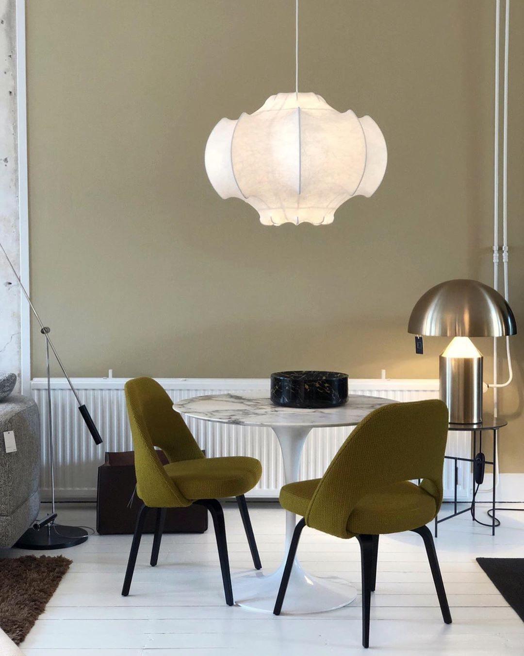 Veil Cocoon Pendant Lamp ∅ 26.8″ x H 19.3″ / Dia 68cm x H 49cm / White Pendant light