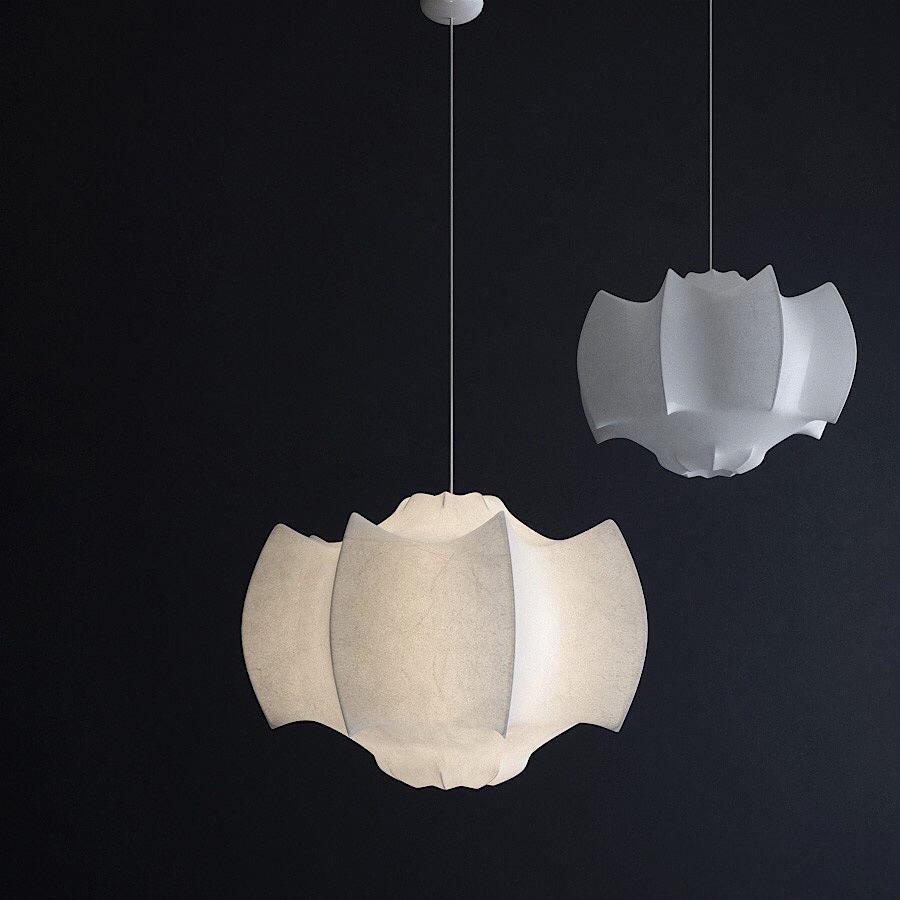 Veil Cocoon Pendant Lamp ∅ 26.8″ x H 19.3″ / Dia 68cm x H 49cm / White Pendant light