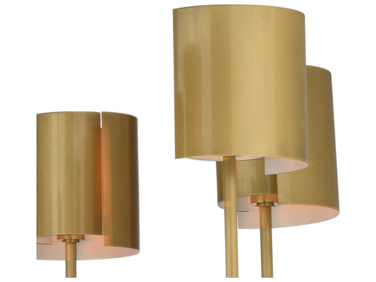 Wildwood 8-Light Castle Yard Chandelier in Antique Brass