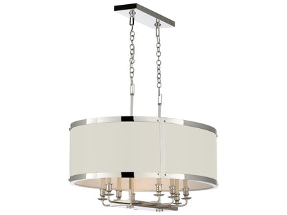 Wildwood High Street 8-Light Chandelier in Polished Nickel